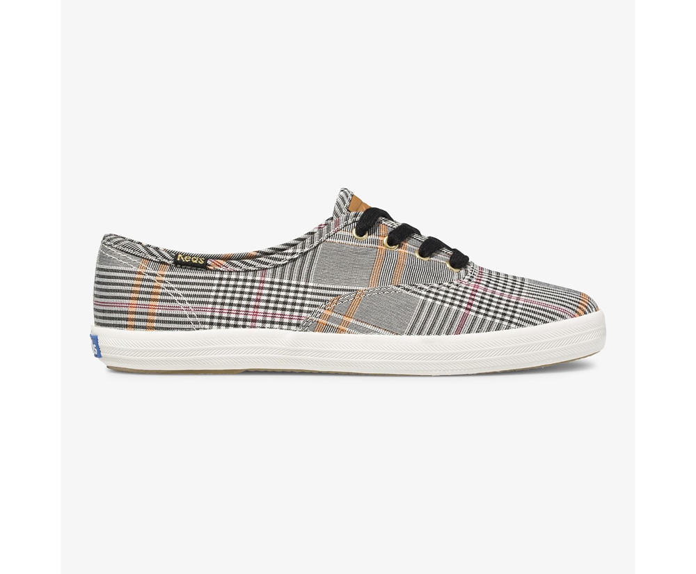 Keds Womens Sneakers Black/Multicolor - Champion Plaid - 091EVTUIJ